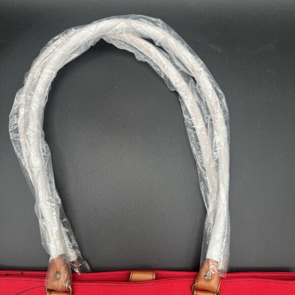 Vintage Disney Winnie the Pooh Tote Shoulder Purse Bag Red Leather Tiger Piglet - Picture 4 of 9